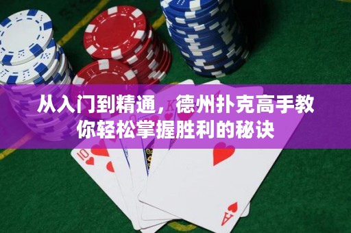从入门到精通，德州扑克高手教你轻松掌握胜利的秘诀