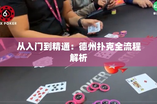 从入门到精通：德州扑克全流程解析