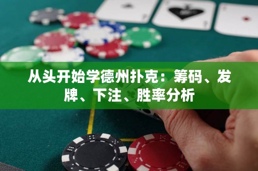 从头开始学德州扑克：筹码、发牌、下注、胜率分析