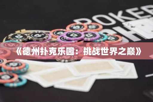《德州扑克乐园：挑战世界之巅》