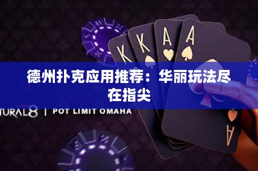 德州扑克应用推荐：华丽玩法尽在指尖