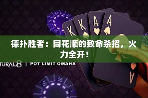德扑胜者：同花顺的致命杀招，火力全开！