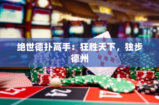 绝世德扑高手：狂胜天下，独步德州