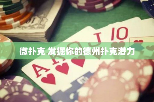 微扑克 发掘你的德州扑克潜力