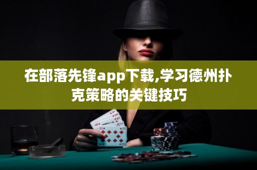 在部落先锋app下载,学习德州扑克策略的关键技巧