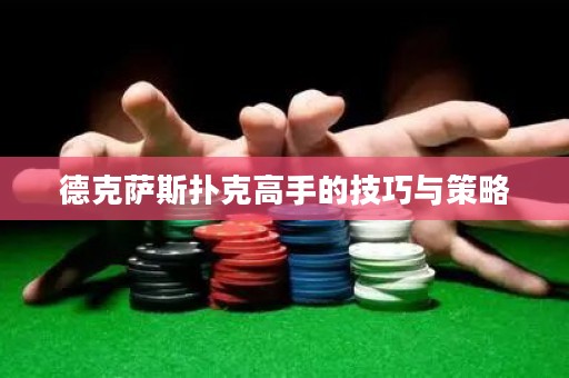 德克萨斯扑克高手的技巧与策略