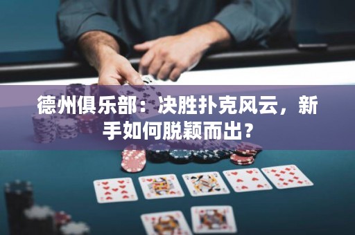 德州俱乐部：决胜扑克风云，新手如何脱颖而出？