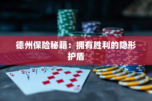 德州保险秘籍：拥有胜利的隐形护盾