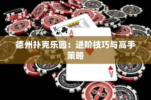 德州扑克乐园：进阶技巧与高手策略