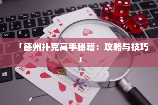 「德州扑克高手秘籍：攻略与技巧」
