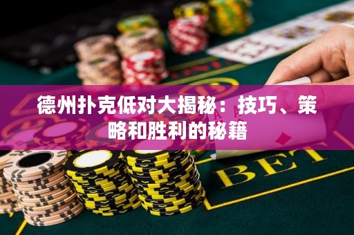 德州扑克低对大揭秘：技巧、策略和胜利的秘籍