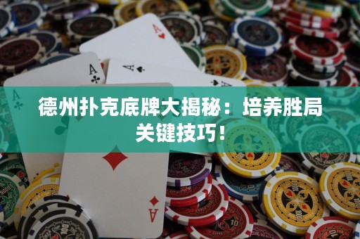 德州扑克底牌大揭秘：培养胜局关键技巧！