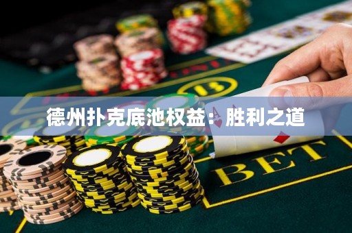 德州扑克底池权益：胜利之道