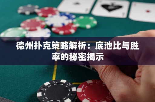 德州扑克策略解析：底池比与胜率的秘密揭示