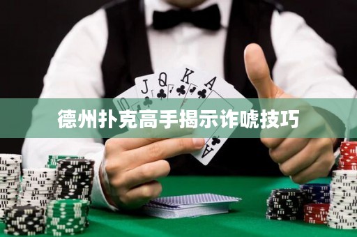 德州扑克高手揭示诈唬技巧