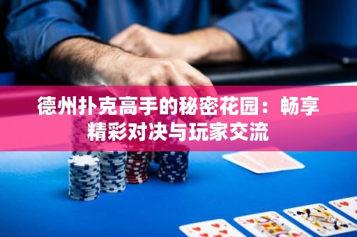 德州扑克高手的秘密花园：畅享精彩对决与玩家交流