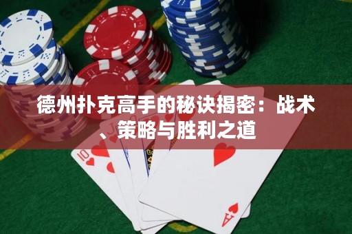 德州扑克高手的秘诀揭密：战术、策略与胜利之道