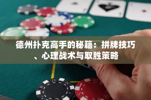 德州扑克高手的秘籍：拼牌技巧、心理战术与取胜策略