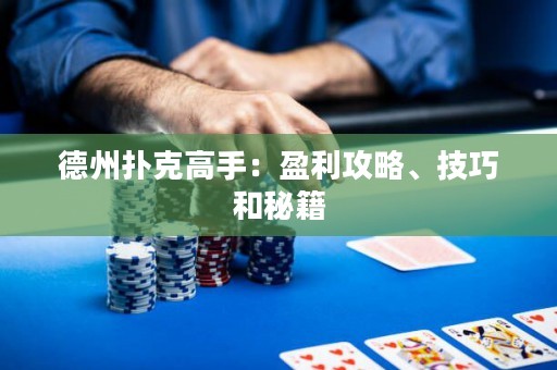 德州扑克高手：盈利攻略、技巧和秘籍