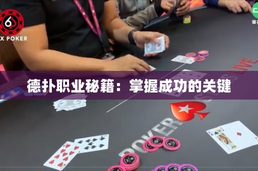 德扑职业秘籍：掌握成功的关键