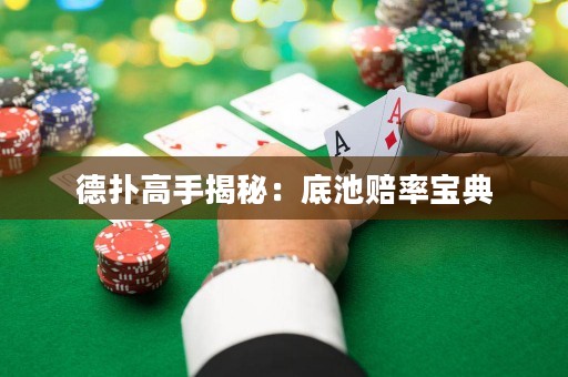 德扑高手揭秘：底池赔率宝典