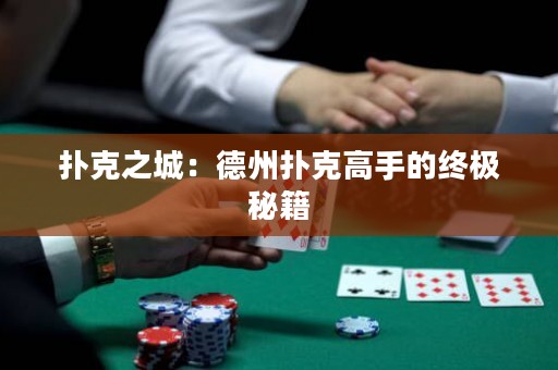扑克之城：德州扑克高手的终极秘籍