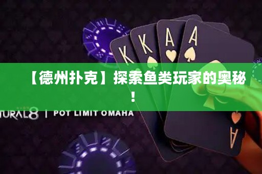 【德州扑克】探索鱼类玩家的奥秘！
