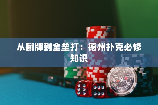 从翻牌到全垒打：德州扑克必修知识