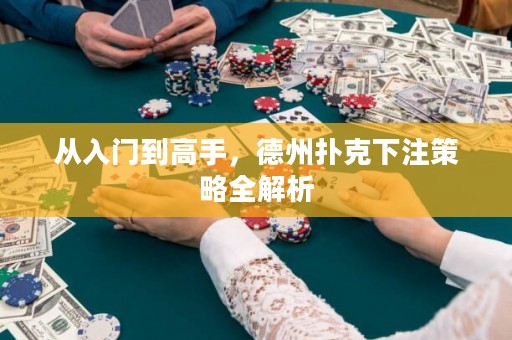 从入门到高手，德州扑克下注策略全解析