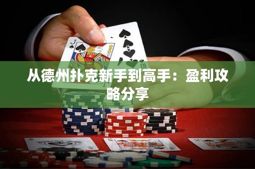 从德州扑克新手到高手：盈利攻略分享