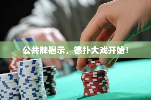 公共牌揭示，德扑大戏开始！