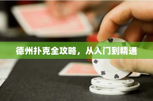 德州扑克全攻略，从入门到精通