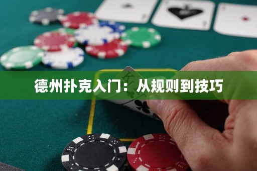 德州扑克入门：从规则到技巧