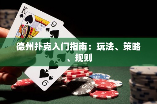 德州扑克入门指南：玩法、策略、规则