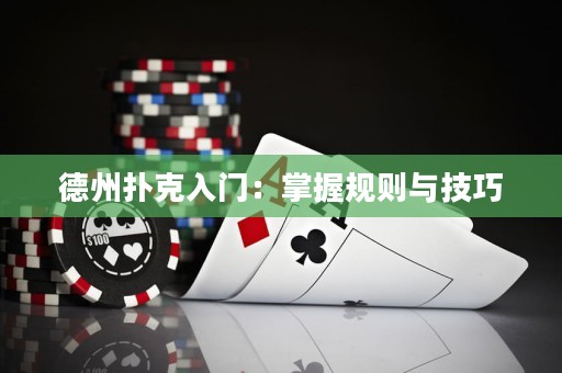 德州扑克入门：掌握规则与技巧