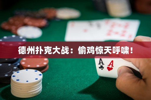 德州扑克大战：偷鸡惊天呼啸！