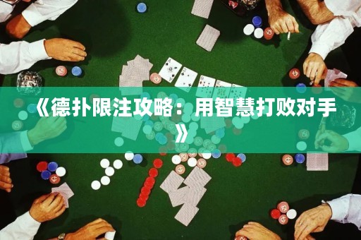 《德扑限注攻略：用智慧打败对手》