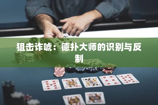 狙击诈唬：德扑大师的识别与反制