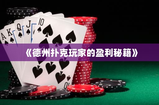 《德州扑克玩家的盈利秘籍》