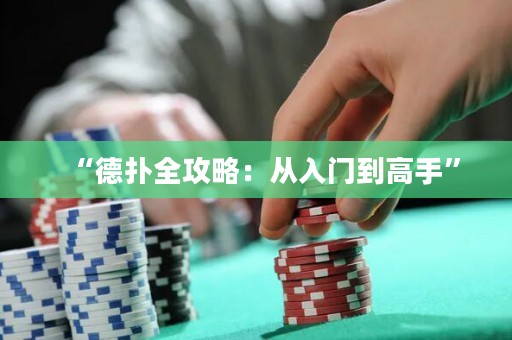 “德扑全攻略：从入门到高手”