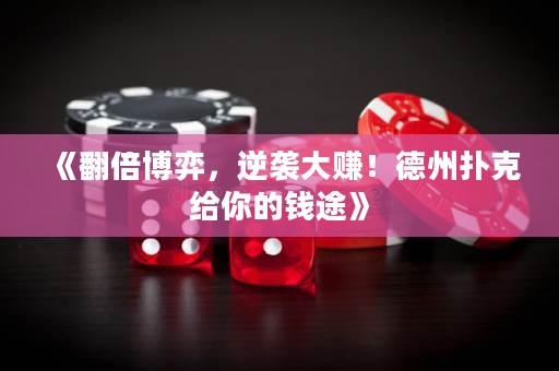 《翻倍博弈，逆袭大赚！德州扑克给你的钱途》