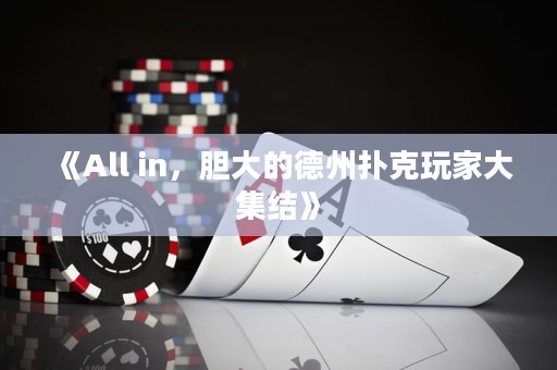 《All in，胆大的德州扑克玩家大集结》