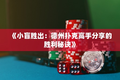 《小盲胜出：德州扑克高手分享的胜利秘诀》