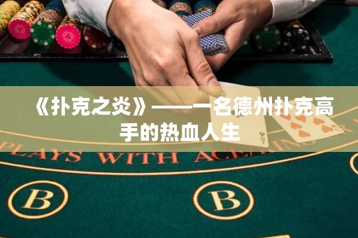 《扑克之炎》——一名德州扑克高手的热血人生