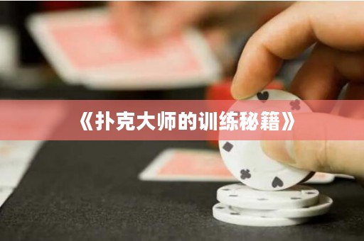 《扑克大师的训练秘籍》