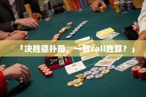 「决胜德扑局，一致call胜算？」