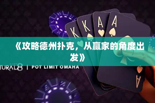 《攻略德州扑克，从赢家的角度出发》