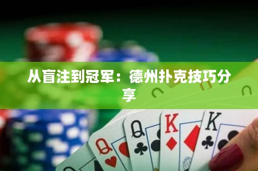从盲注到冠军：德州扑克技巧分享