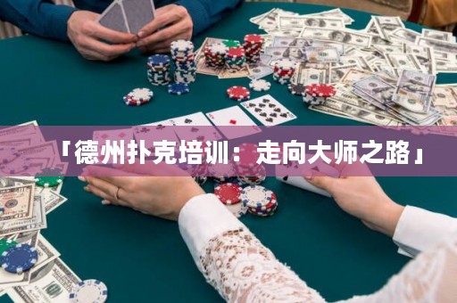 「德州扑克培训：走向大师之路」