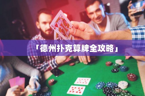 「德州扑克算牌全攻略」